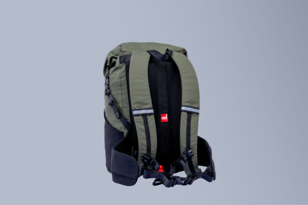 Red Original 22L kevyt ja vedenpitävä reppu - Olive Green - Image 14