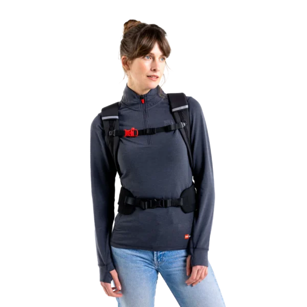 Red Original 22L Kevyt ja Vedenpitävä Reppu – Obsidian Black