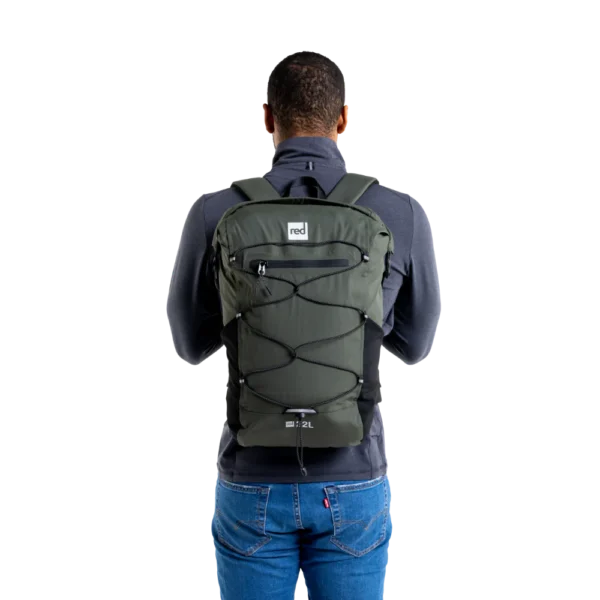 Red Original 22L kevyt ja vedenpitävä reppu - Olive Green