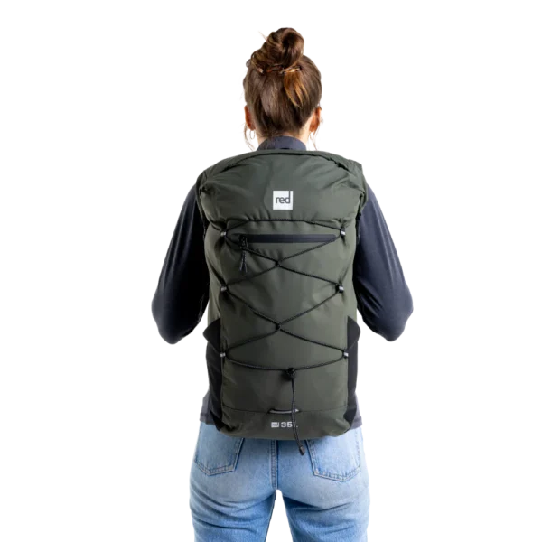 Red Original Lightweight Waterproof Backpack 35L – Olive Green