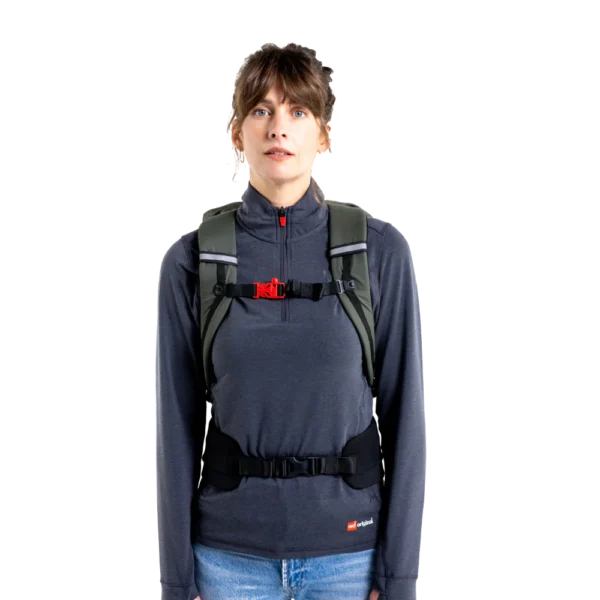 Red Original Lightweight Waterproof Backpack 35L – Olive Green