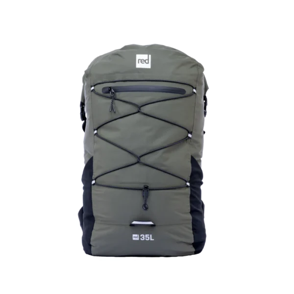 Red Original Lightweight Waterproof Backpack 35L – Olive Green