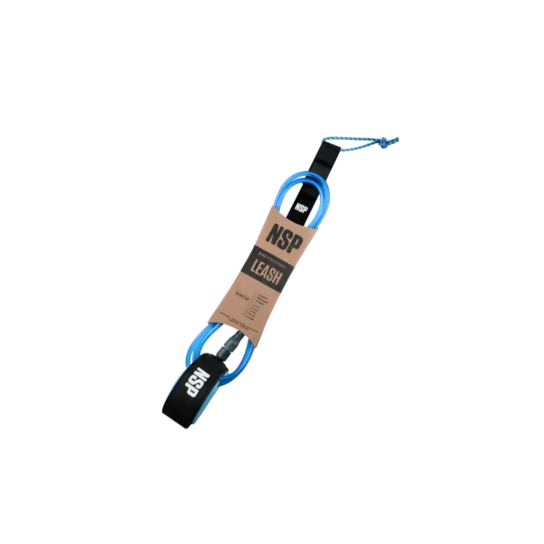 NSP SURF LEAHS 6FT 7MM BLUE